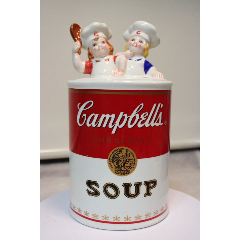 Cookie Jar - Campbell's Soup Can w/Kids by Benjamin & Medwin, soi2023